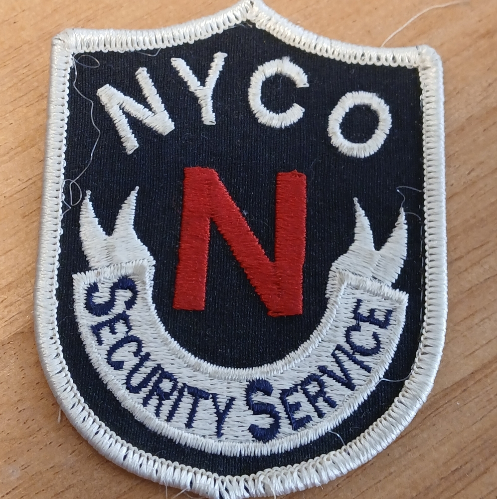 NYC Security Service Patch - Black and Red